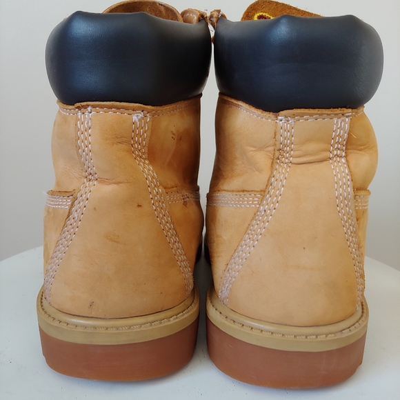 Timberland Premium Boots Wheat Nubuck Size 6 Boys - Picture 8 of 16